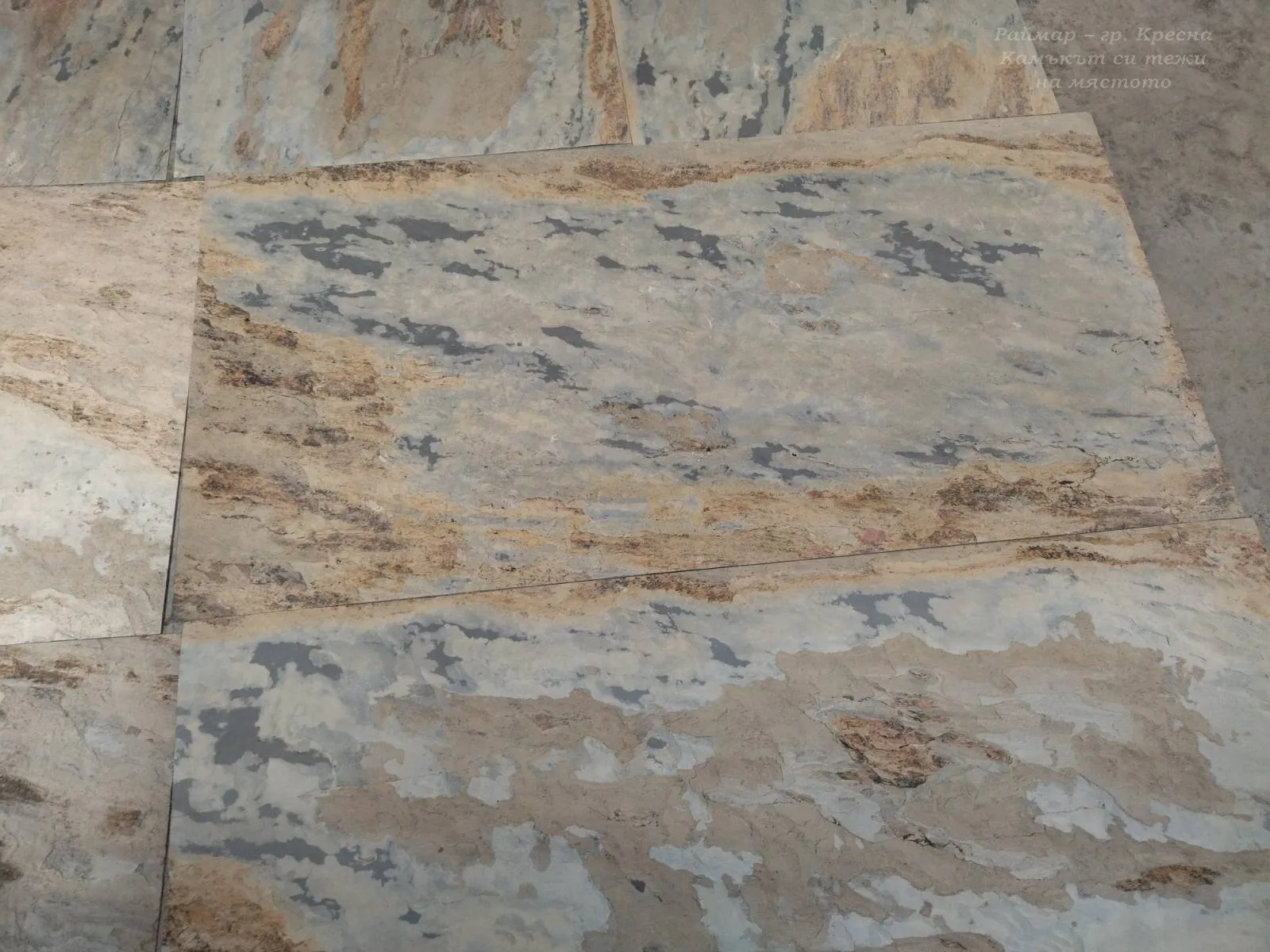 Бронз | Каменни тапети SKIN 122 х 61 см (тънък, гъвкав, естествен камък) 8