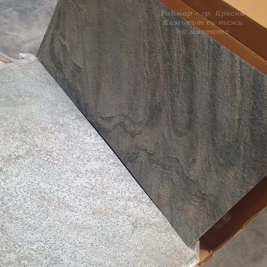 Джера зелено | Каменни тапети SKIN 122 х 61 см (тънък, гъвкав, естествен камък) 6
