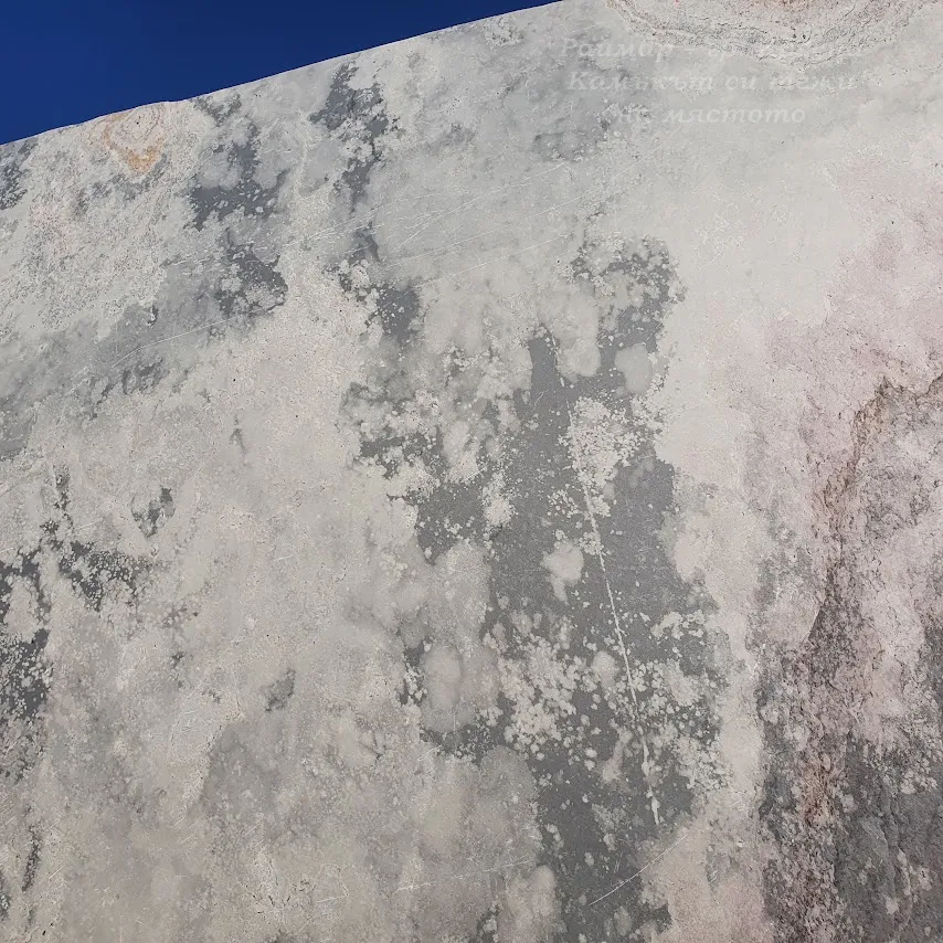 Есен в бяло | Каменни тапети SKIN 122 х 61 см (тънък, гъвкав, естествен камък) 12