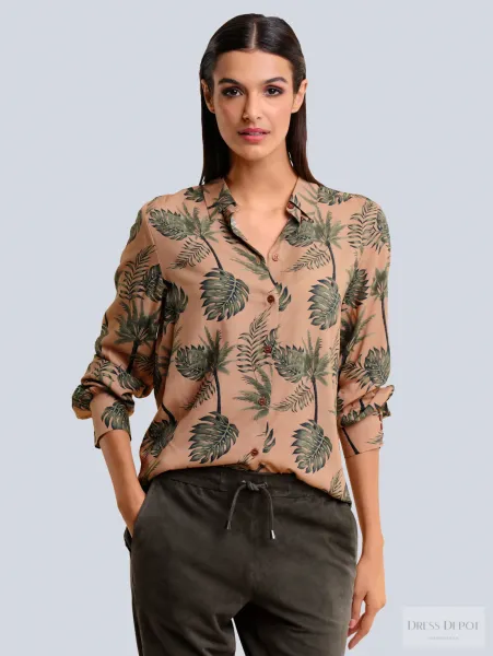 Дамска риза с палми 1