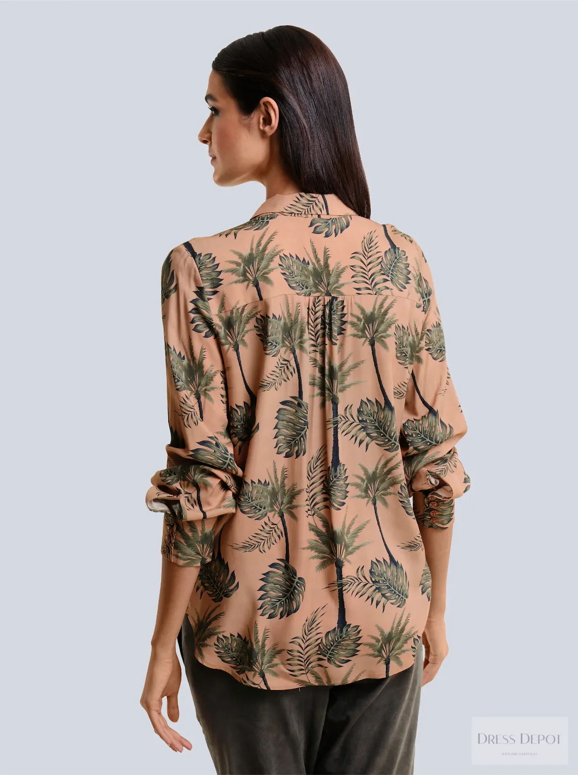 Дамска риза с палми 2