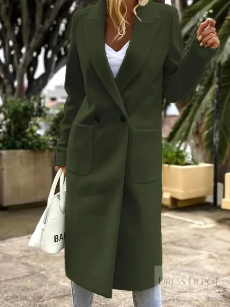 Дамско палто в зелено 1
