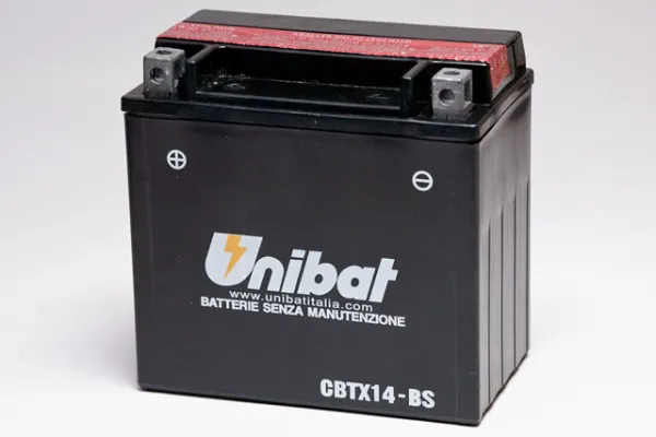 12/12Ah 200A Unibat CBTX14-BS AGM L+