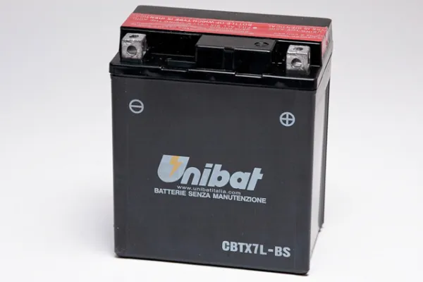  12/6Ah 85A Unibat CBTX7L-BS AGM R+
