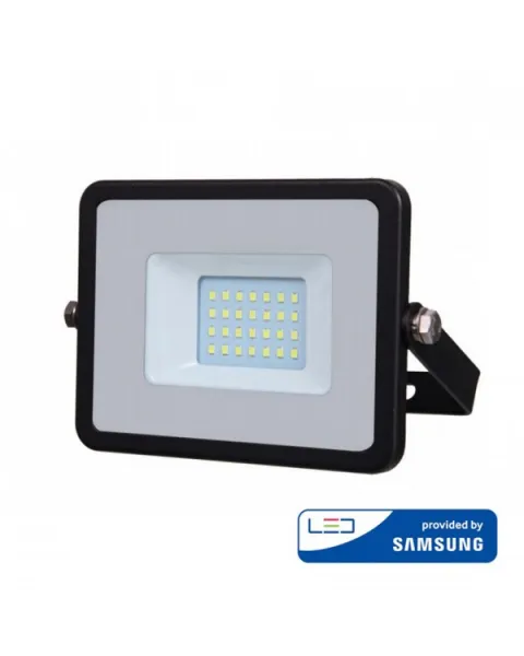20W LED Прожектор SAMSUNG ЧИП SMD Черно Тяло 6400К