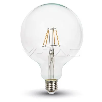 LED Крушка - 4W Filament  E27 G125 2700K Димируема