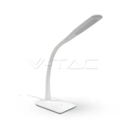 7W LED Настолна Лампа 4000К Бяло Тяло