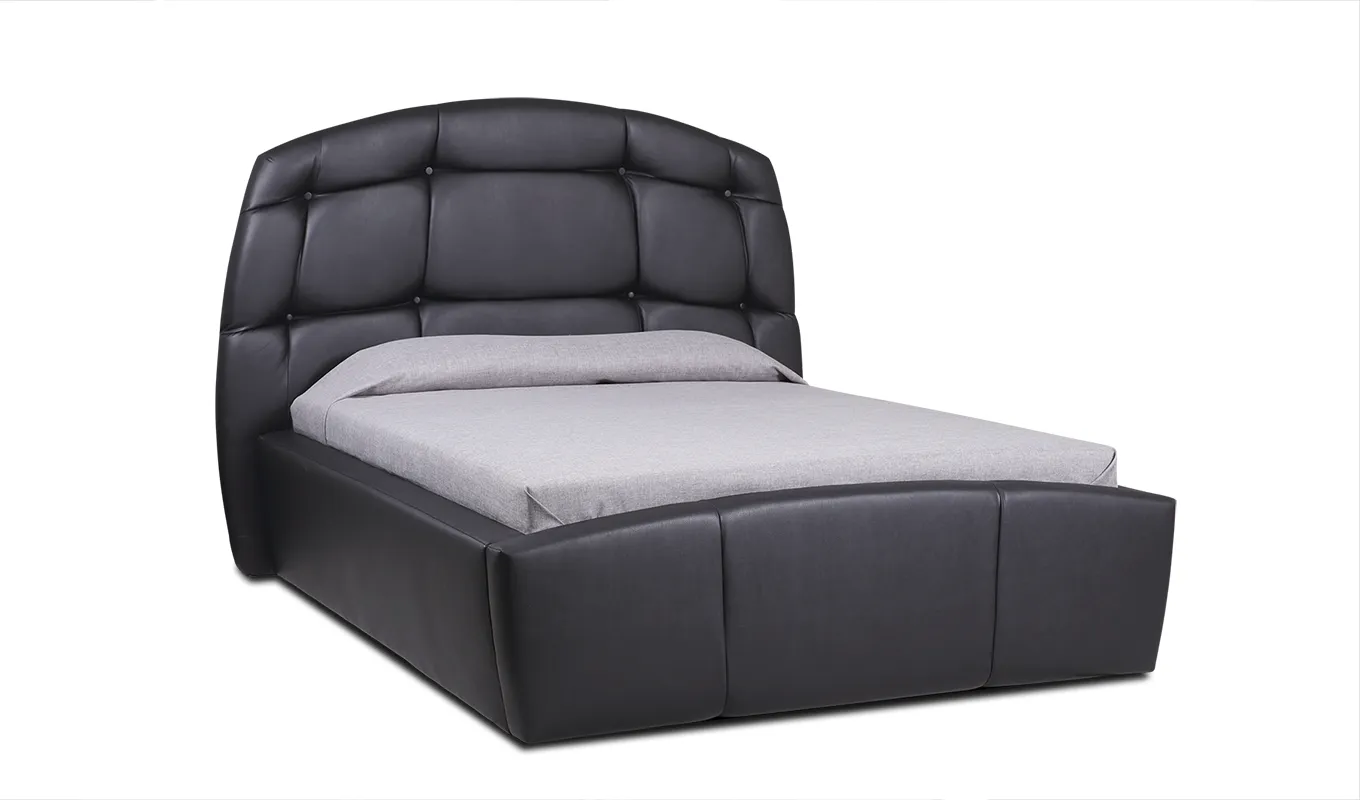 Тапицирано легло със заоблена табла Атлас 2
