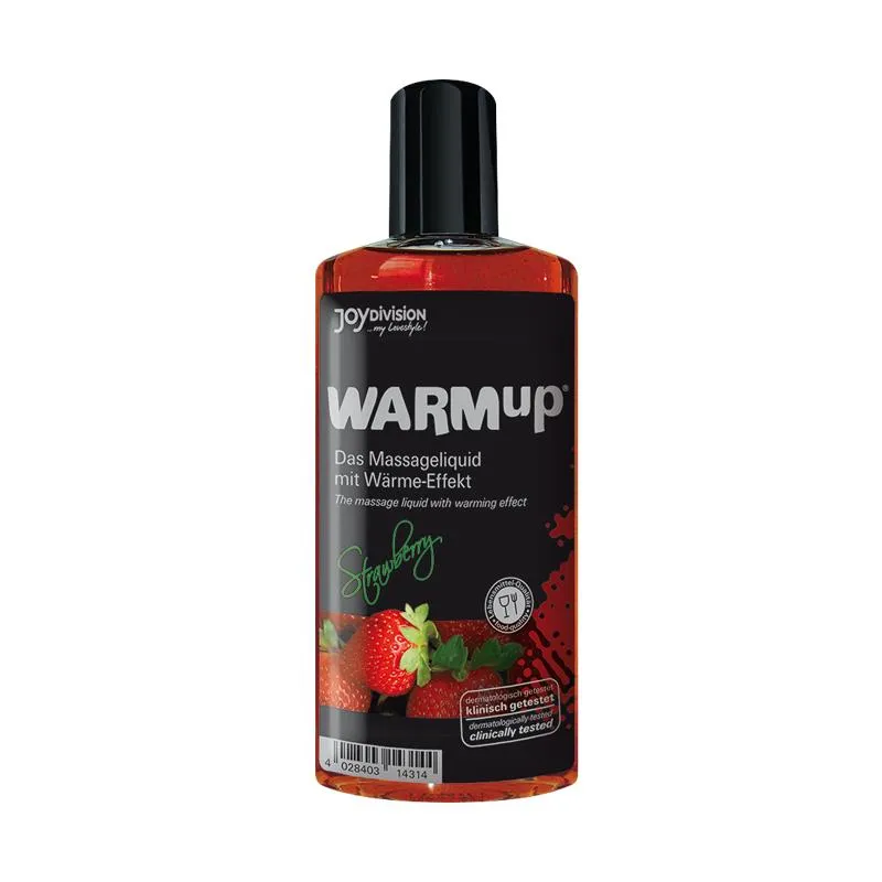 Massage oil Warm Up with strawberry 1