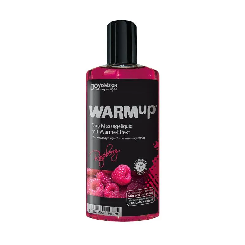 Massage oil Warm Up with raspberry 