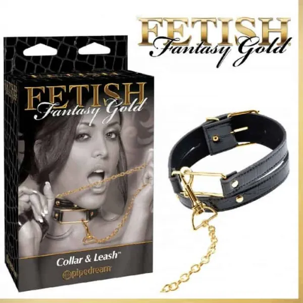 Collar Fetish Fantasy Gold 1