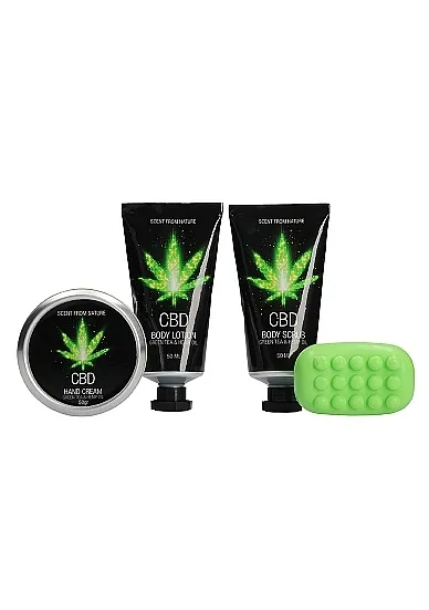 Set with hemp oil and green tea - CBD Bath and Shower 6
